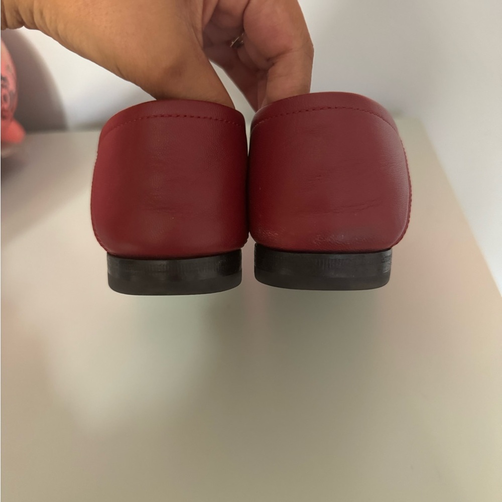 Red Gucci Jordaan Leather Loafer - Picture 5 of 6